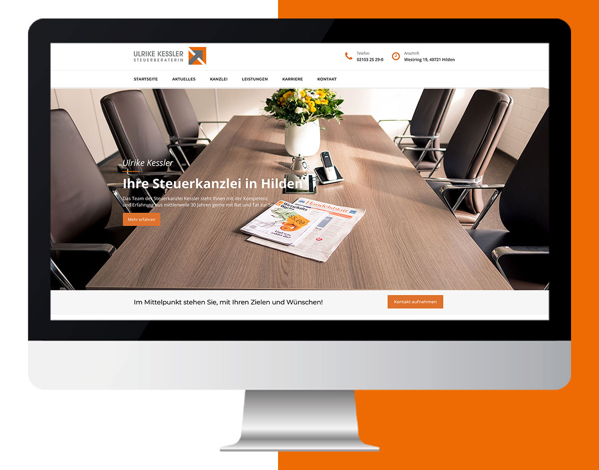 webdesign düsseldorf steuerkanzlei kessler website mind fabric
